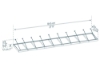 Imagine Copertina usa Canopia Sophia XL 8.45 X 1.40 m - Structură Gri & Panouri Opal Albe