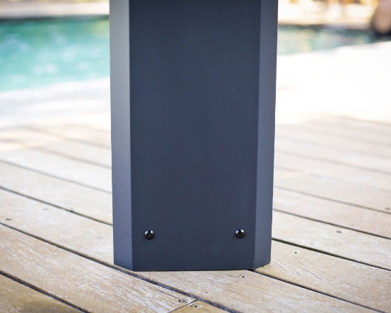 Imagine Canopia Colorado 4.3x6.1m Carport auto din aluminiu - Gri închis / Gri opac