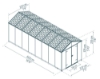 Imagine Casuta de gradina ultra durabilă Canopia Rubicon 8 X 20 m