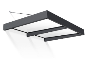Imagine Copertina usa Canopia Sophia XL 1.4 X 1.9 m - Structură Gri & Panouri Opal Albe