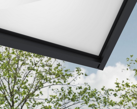 Imagine Copertina usa Canopia Sophia XL 1.4 X 5.7 m - Structură Gri & Panouri Opal Alb