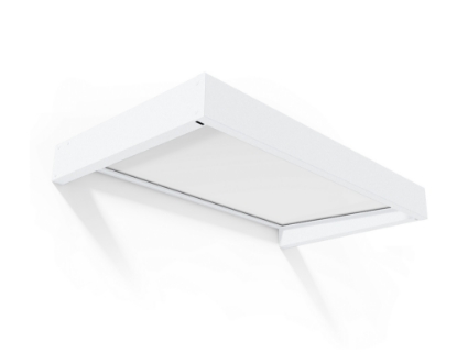 Imagine Canopia Sophia - Copertina usa - Structura alba si panouri opal albe de 1.6m
