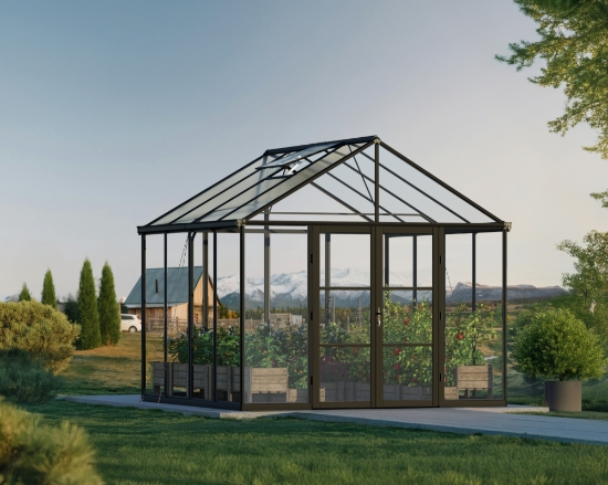 Imagine Sera din policarbonat ARIA Crystal Clear, 3x3m, Palram - Canopia