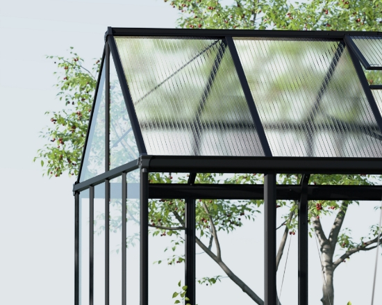 Imagine Sera din policarbonat ARIA Crystal Clear, 3 X 6 m, Palram - Canopia
