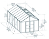 Imagine Sera din policarbonat ARIA Crystal Clear, 3 X 6 m, Palram - Canopia
