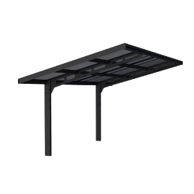 Imagine Carport auto Sydney 3x6m, din aluminiu si policabronat, Palram - Canopia