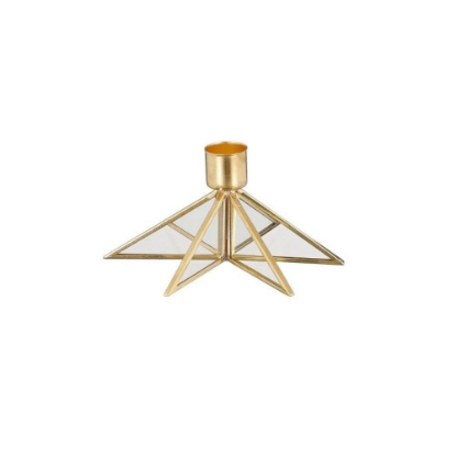 Imagine Suport lumanare in forma de stea, 12x12x6cm, auriu, House of Seasons