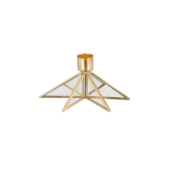 Imagine Suport lumanare in forma de stea, 12x12x6cm, auriu, House of Seasons