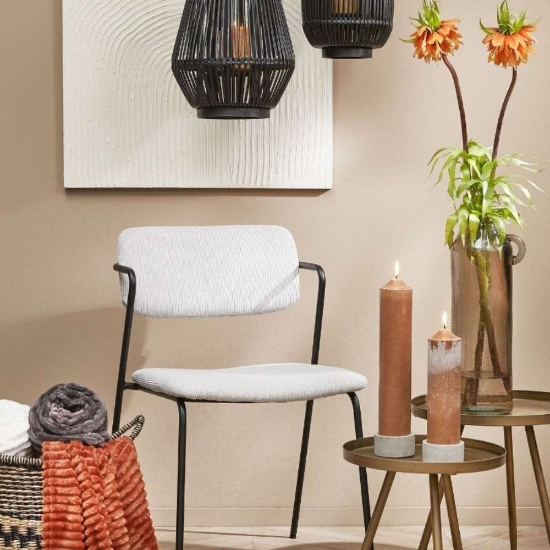 Imagine Lumanare maro deschis, 7x25cm, Mica Decorations