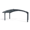 Imagine Carport auto  Arizona Wave 6 X 5 dublu-policarbonat cu acoperis arcuit- Canopia