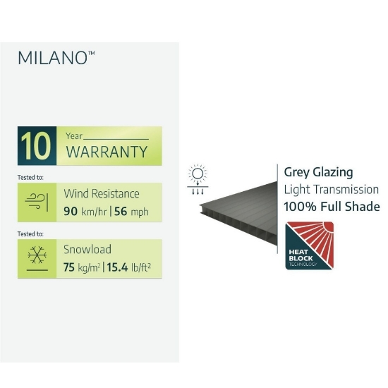 Imagine Pavilion grădină Gazebo Milano 3 X 4.3 m, Canopia