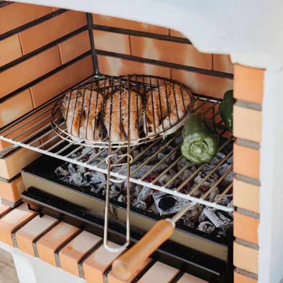 Imagine Gratar New Iberia Plus cu 1 suport lateral mini 