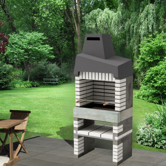 Imagine Gratar modular pe lemne si carbuni, California Plus, Movelar