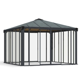 Imagine Foisor gradina inchis Ledro, 3.6 X 3.6 m, Canopia