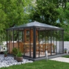 Imagine Foisor gradina inchis Ledro, 3.6 X 3.6 m, Canopia