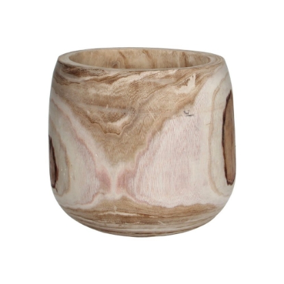 Ghiveci din lemn de paulownia Pia 31X31cm Mica-Decorations