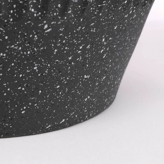 Imagine Ghiveci rotund Rio, negru, 37x33.5 cm, Mica Decorations