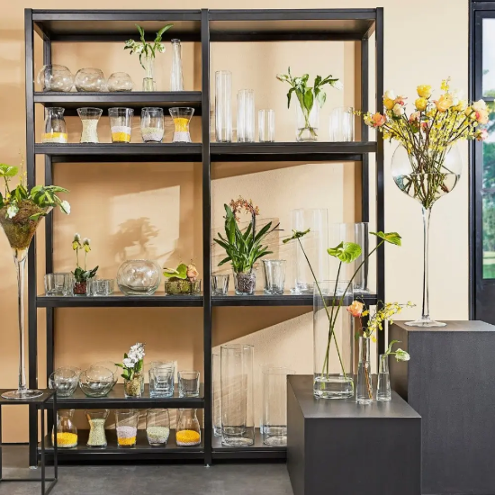 Imagine Vaza cilindrica Carly, 9x19 cm, transparent, Mica Decorations