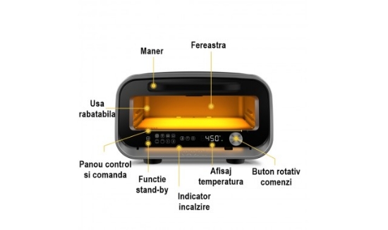 Imagine Cuptor electric Volt 2 gri OONI