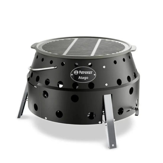 Imagine Gratar portabil pe carbuni / lemne Atago Black, Petromax