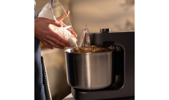 Imagine Mixer cu spirala Ooni Halo Pro - Malaxor profesional pentru pizza, gri inchis