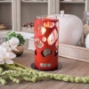 Imagine Semineu de masa cu bioetanol, Tile, GlammFire - Rosu