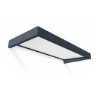 Imagine Copertina usa Sophia 2150 Palram - Canopia, Structura gri si panouri alb opal