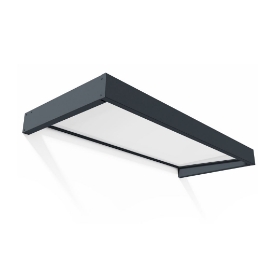 Imagine Copertina usa Sophia 2150 Palram - Canopia, Structura gri si panouri alb opal