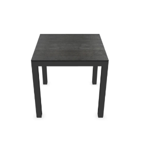 Imagine Masă de grădină Briga, Trespa HPL Forest Grey/ Charcoal, 100×100 cm, Tierra Outdoor 